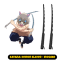 Ultoys: Collapsing Katana 3D Demon Slayer - Inosuke (monócromo)