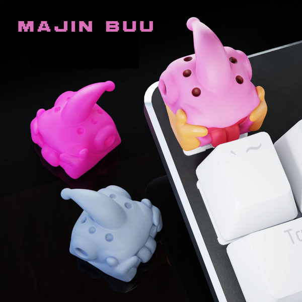 Keycaps: Dragon Ball Z - Majin Buu de Resina 18x18mm