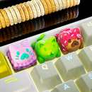 Keycaps: Foody Cats de Resina 18x18mm