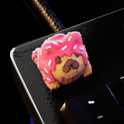 Keycaps: Foody Cats de Resina 18x18mm
