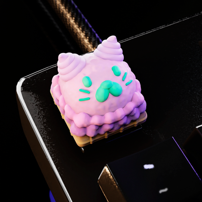 Keycaps: Foody Cats de Resina 18x18mm