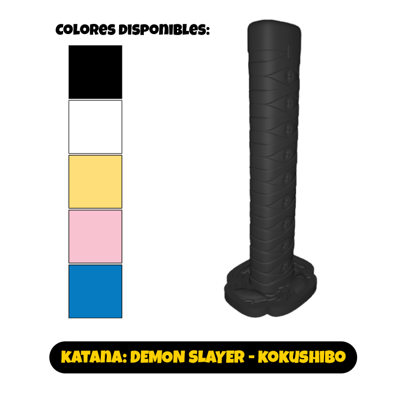 Ultoys: Collapsing Katana 3D Demon Slayer - Kokushibo (monócromo)