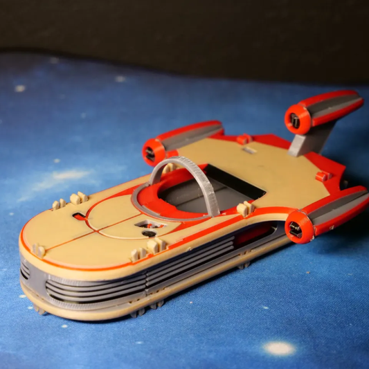 Ultoys: Kit Card Star Wars Landerspeeder Figura de Colección para Armar