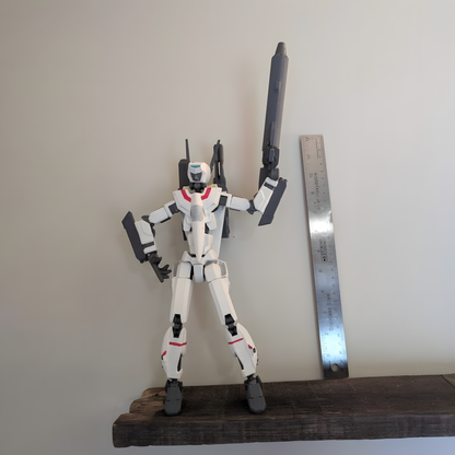 Ultoys: Figura de acción articulada - Dummy 13 X Robotech/Macross Super VF-1J