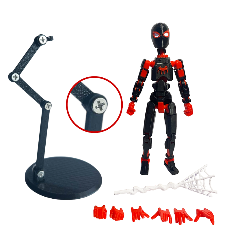 Figura de acción articulada - Dummy 13 - Spiderman Version Miles Morales + Base Display