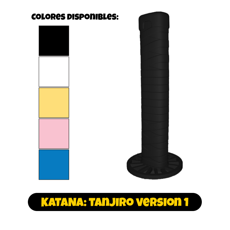 Ultoys: Collapsing Katana 3D Demon Slayer - Tanjiro Kamado Version 1 (monocromo)