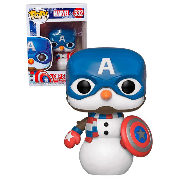 Funko Pop! Marvel: Marvel - Cap Snowman #532