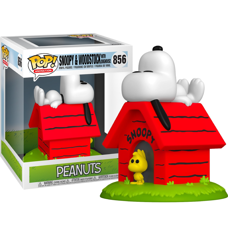 Funko Pop! Animation: Peanuts - Snoopy & Woodstock with Doghouse