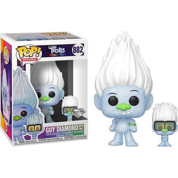 Funko Pop! Otros: Trolls World Tour - Guy Diamond With Tiny #882 - (Diamond)