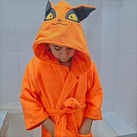 Bata Animada Kurama Felpa Microfibra Manga 3/4