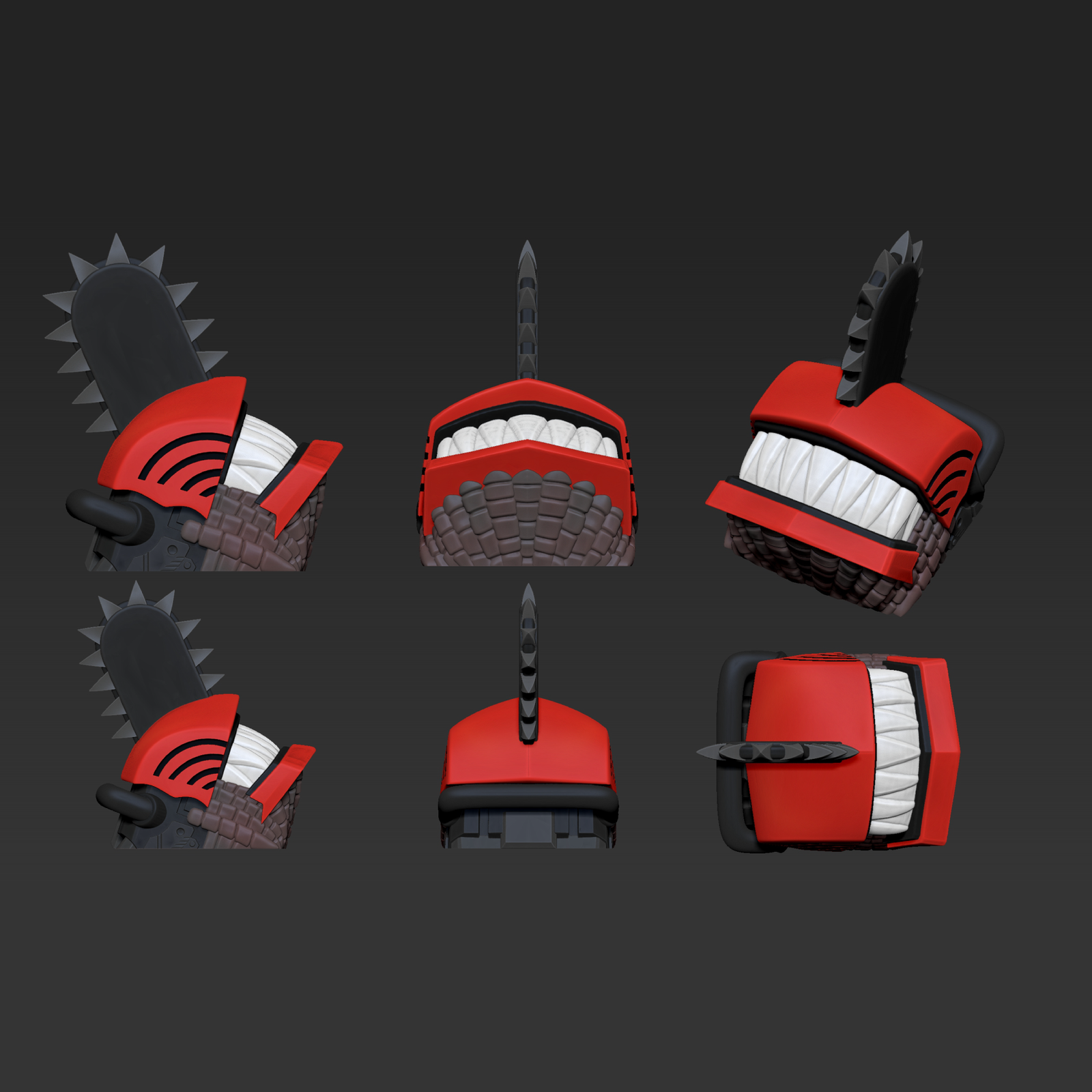 Keycaps Chainsaw de Resina 18x18mm Keycaps Ultoys Shop