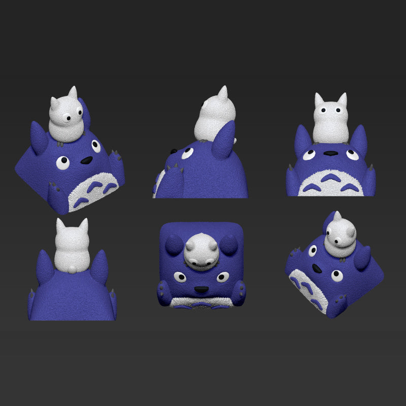 Keycaps: Totoro and Friends de Resina Vol.1 18x18mm