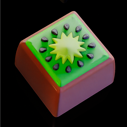 Keycaps: Foods - Kiwi de Resina Vol.1 18x18mm