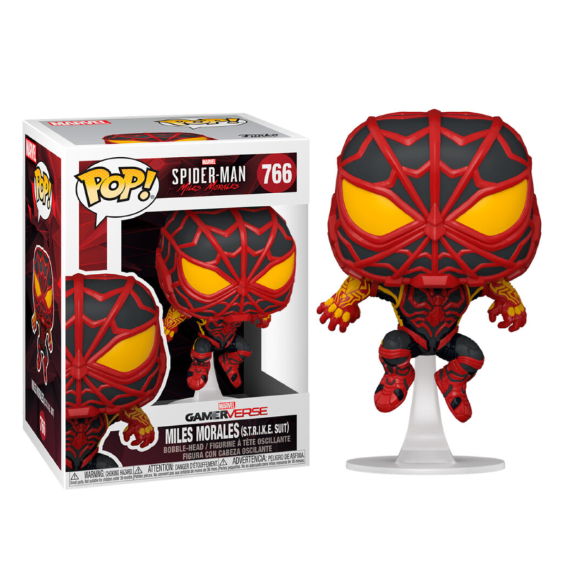 Funko Pop! Games: Spider-Man Miles Morales- Miles Morales S.T.R.I.K.E. Suit