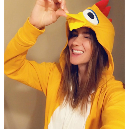 Pijama Animada Enterizo Pollito Micropolar