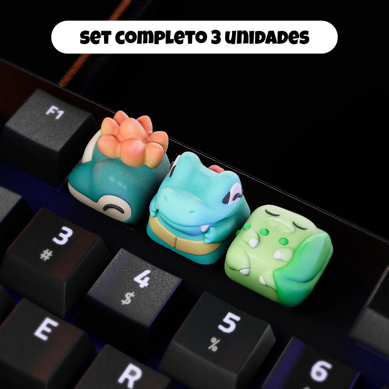 Keycaps: Sleeping Pokemon de Resina Vol.1 18x18mm