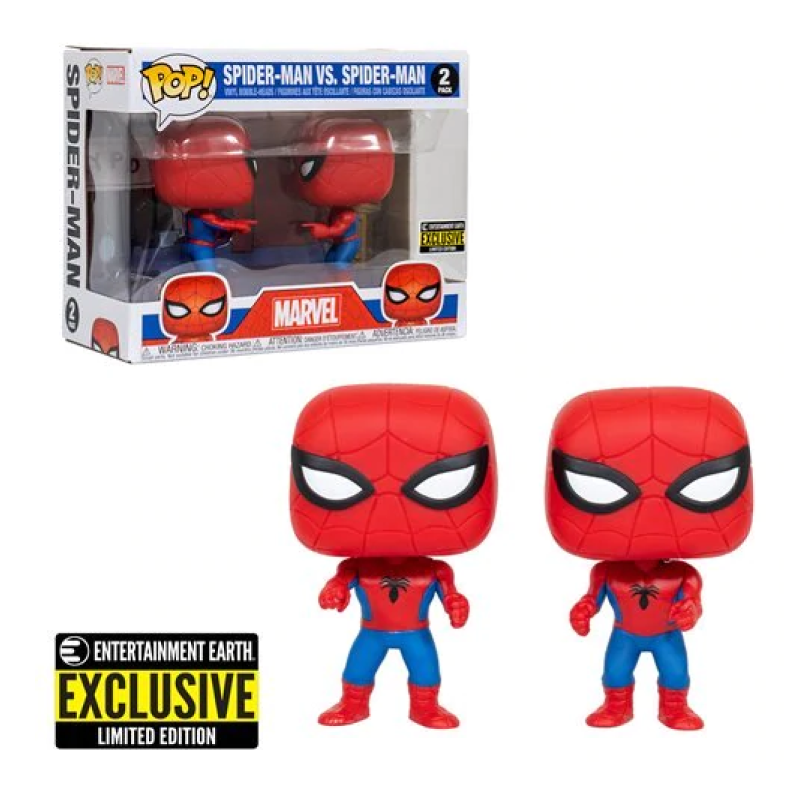 Funko Pop! Marvel: Marvel - Spider-Man Vs. Spider-Man - 2Pack - Entertainment Earth Exclusive