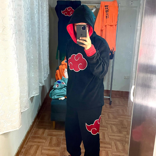Pijama Animada Akatsuki Polera + Pantalón Micropolar