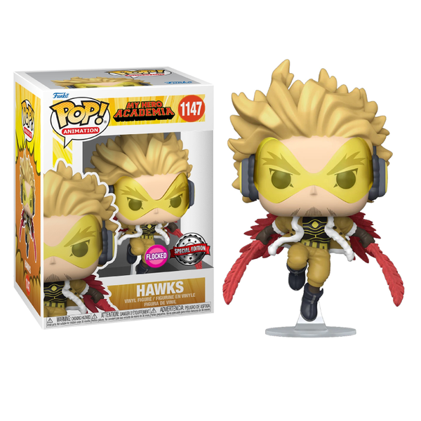 Funko Pop! Animation: My Hero Academia - Hawks #1147 - Special Edition (Flocked)