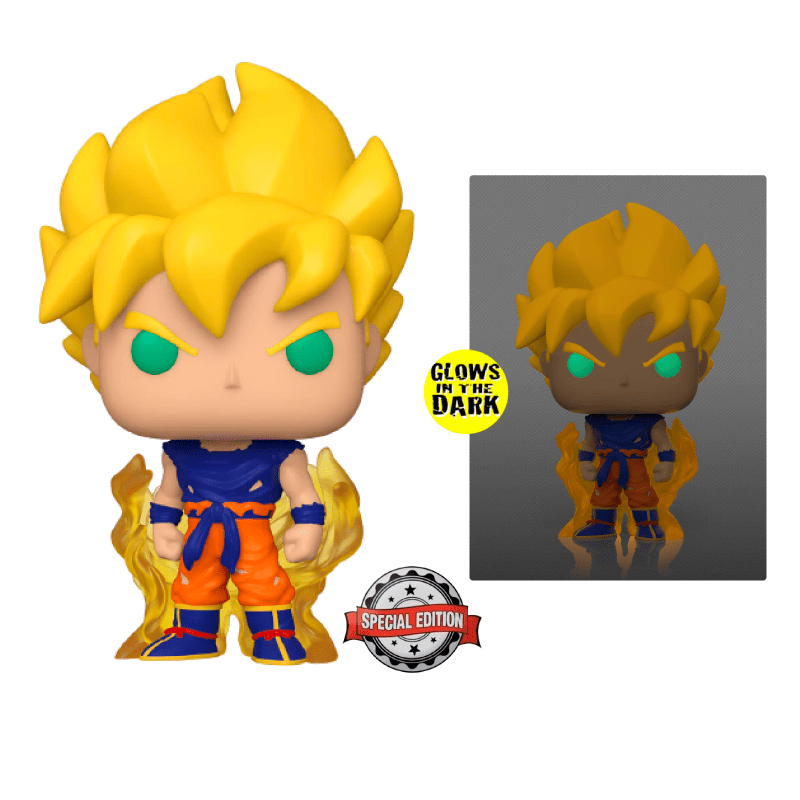 Funko Pop! Animation: Dragon Ball Z - Super Saiyan Goku First Apperance (Glow in the Dark) - Special Edition