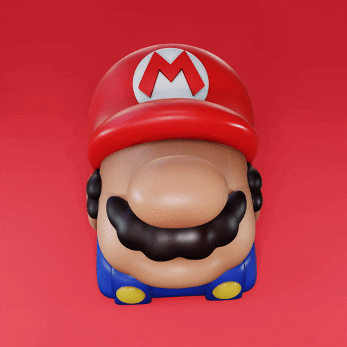 Keycaps: Mario Bross - Classic Mario de Resina 18x18mm