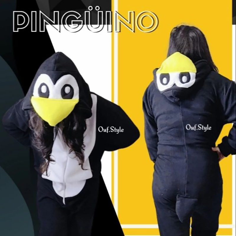 Pijama de pinguino mujer hot sale