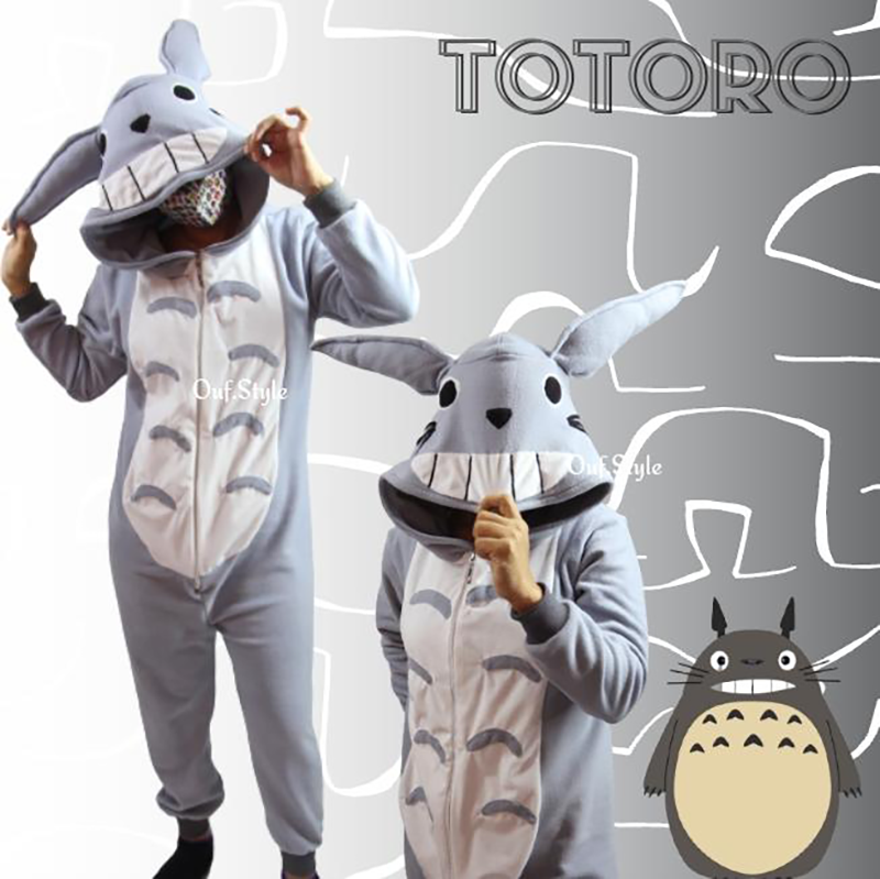 Pijama Animada Enterizo Totoro Micropolar antialérgico