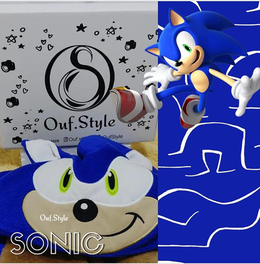 Pijama Animada Enterizo Sonic Micropolar Antialérgico